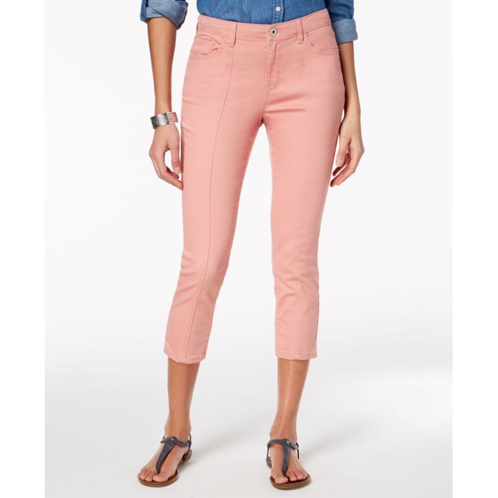 Style & Co Front Seam Capri Jeans